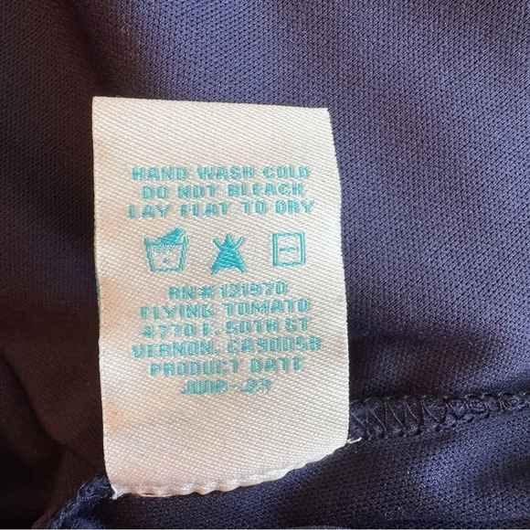 Flying Tomato Multicolor Boho Blouse Sz Medium Botanical Crochet Tunic Pattern - Picture 13 of 13